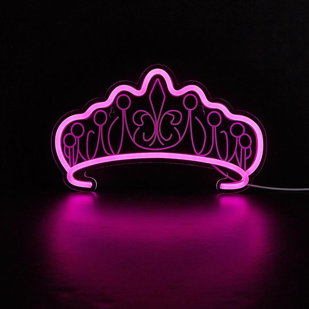 Chi-buy Корона, светодиодная неоновая вывеска, неоновые вывески с питанием от USB, ночник, 3D настенное искусство и игровая комната, декор для спальни, гостиной, лампы, вывески