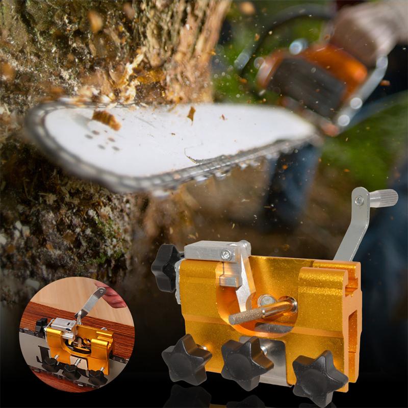 Портативный набор точилок для бензопил из нержавеющей стали + сплава, приспособление для заточки цепей бензопилы для бензопил