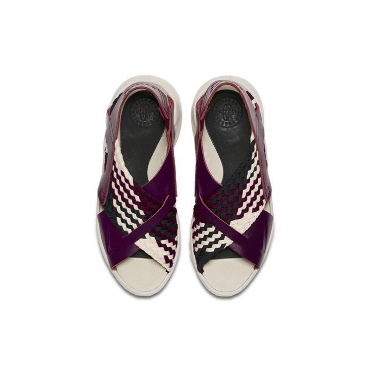 Nike Женские сандалии Air Huarache Ultra Bordeaux Purple Guava-Ice-Desert-Sand 885118-604