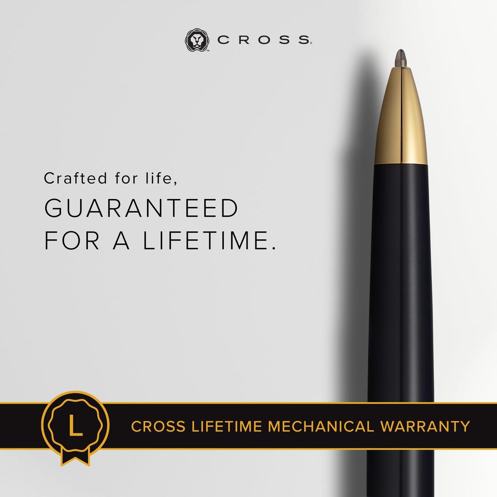 Шариковая ручка Cross Townsend 572TW черная лаковая на масляной основе