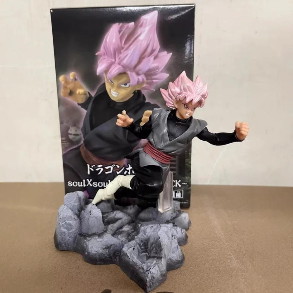 14 см Dragon Ball Goku Транкс Goku Black Боевая стойка Аниме Фигурка Модель Статуя Коллекция Настольное Украшение Орнамент Игрушки