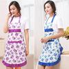 Женщины Bib Цветочный принт Bowknot Кухня Ресторан Кулинария Карманное платье Фартук