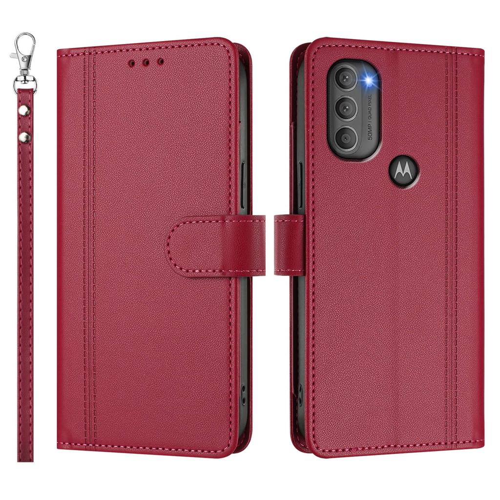 Чехол-кошелек для Motorola Moto G31 G41 Edge S30 E20 E30 E40 G71 5G G22 E32S E22S X30 Pro E22i G72 Чехол Тонкий Флип Магнитная застежка