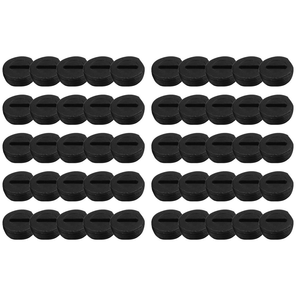 50 шт./лот универсальные крышки угольных щеток пластиковые наружные резьбовые крышки набор для электроинструмента угловая шлифовальная машина части