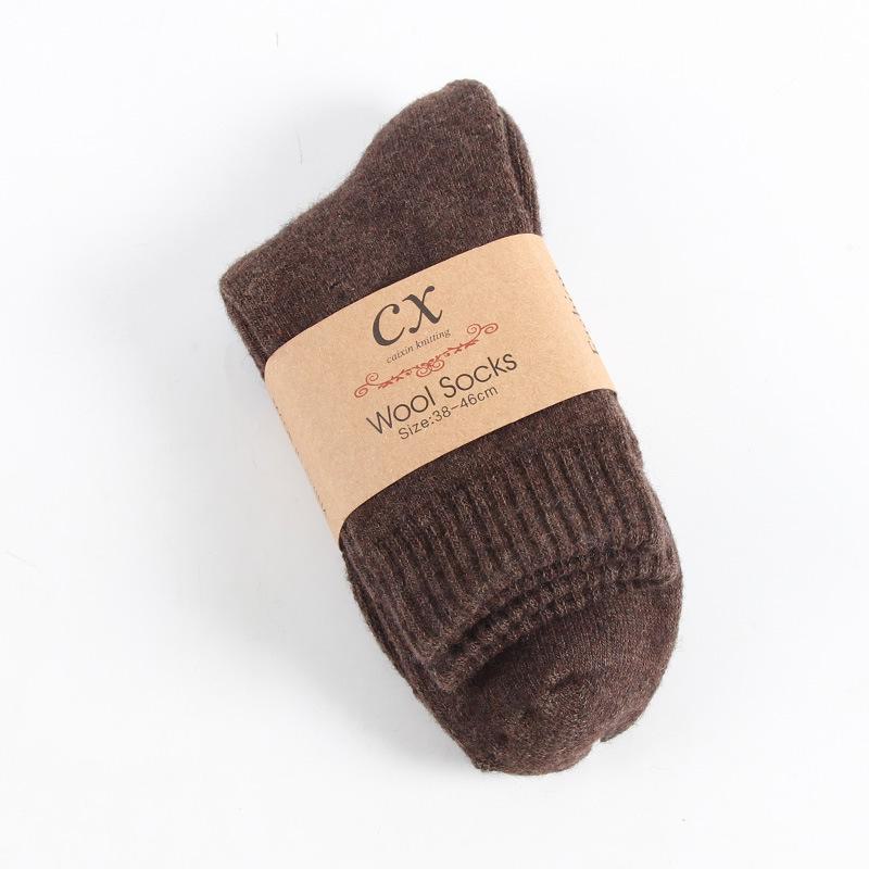 Men's Winter Wool & Cashmere Thick Terry Socks