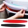 2PCS Universal Car Bumper Protector Rubber Anti-Collision Car Front and Rear Corner Bumper Guard Lip Anti-Scratch Strips