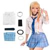 Sono Bisque Doll Wa Koi Wo Suru Kitagawa Marin Cosplay Kitagawa Marin Cosplay Uniform Set with Tie and Cosplay Perfect for Anime School Adult