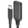 OTG-кабель USB Type C, Type C (папа) на USB 3.0 (мама), конвертер быстрой зарядки USB