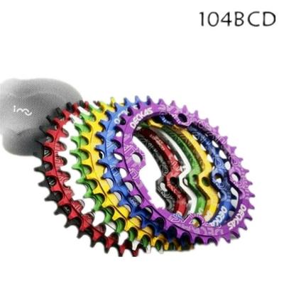Круглая узко-широкая звезда 104BCD для горного велосипеда MTB Велосипед 104BCD 32T 34T 36T 38T Звезда шатуна Части 104 BCD