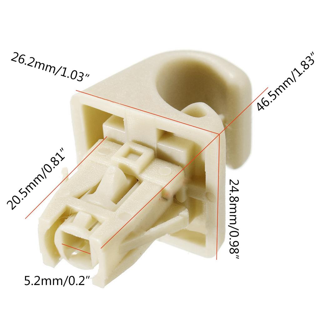1 пара зажимов для солнцезащитного козырька, держатель крючка, фиксатор внутренней отделки, зажим для крепления для Camry Corolla Matrix Prius RAV4 74348-33040
