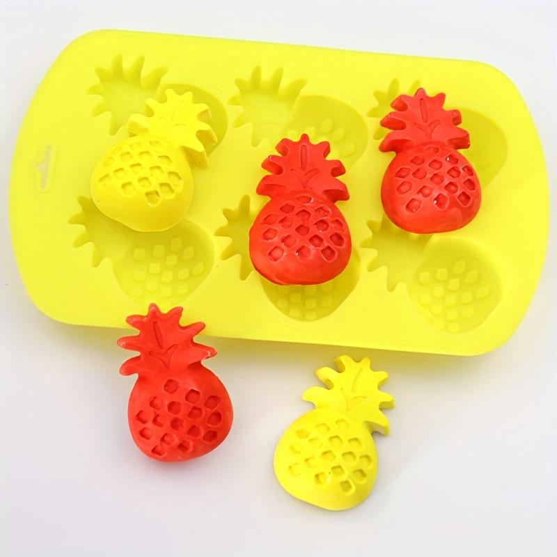 Силиконовые формы для заморозки в форме фруктов, гибкая форма для выпечки пищевого класса, для кубиков льда, шоколада, украшения торта
