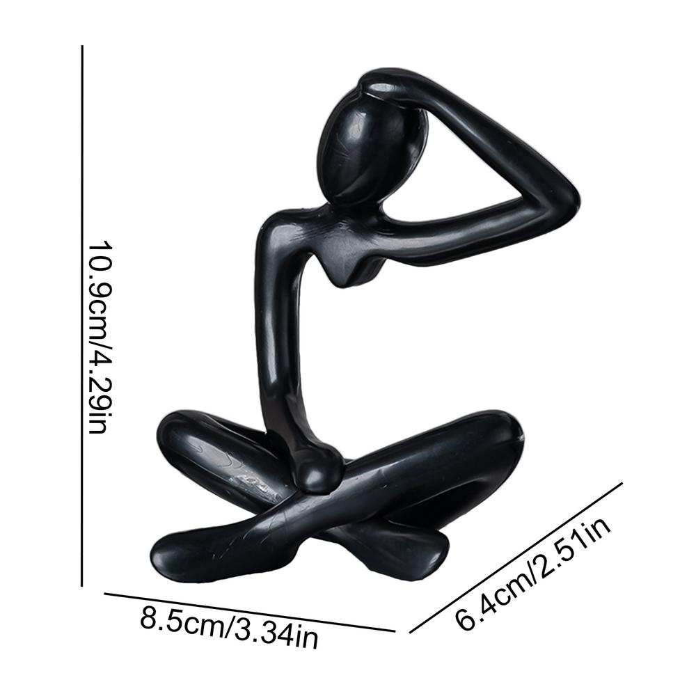 Мыслитель Абстрактные Статуи Скульптуры Фигурка Гостиная Домашний Декор Настольные Украшения