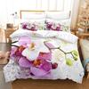 Sunny Garden Bedding Set Flowers 3D Printed Comfortable Brushed King Queen Twin Size Duvet Cover for Modern Bedroom Decoratiion