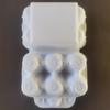 10 Pack Egg Cartons Paper Pulp 6 Count Egg Cartons Bulk Reusable Recyclable Natural Cardboard Egg Container for Chicken Coops Farm Eggs