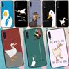 Мультяшный Милый Чехол с Гусем для Samsung Galaxy A54 A14 A36 A16 A33 A56 A26 A15 A55 A53 A35 A22 A32 A52 A34 A05 A06