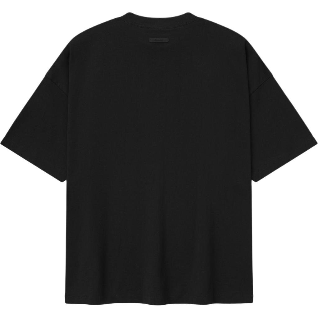 Fear of God Essentials SS26 Фирменная футболка с коротким рукавом 90-х Унисекс Топы Черный 125SP264591F