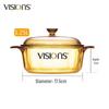 VISIONS 1.25L Crystal Clear Glass Pot