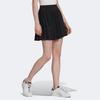 Adidas Originals Adicolor Classics Solid Color Small Logo A-Line Comfortable Tennis Pleated Skirt Women Skirts Black HC2058