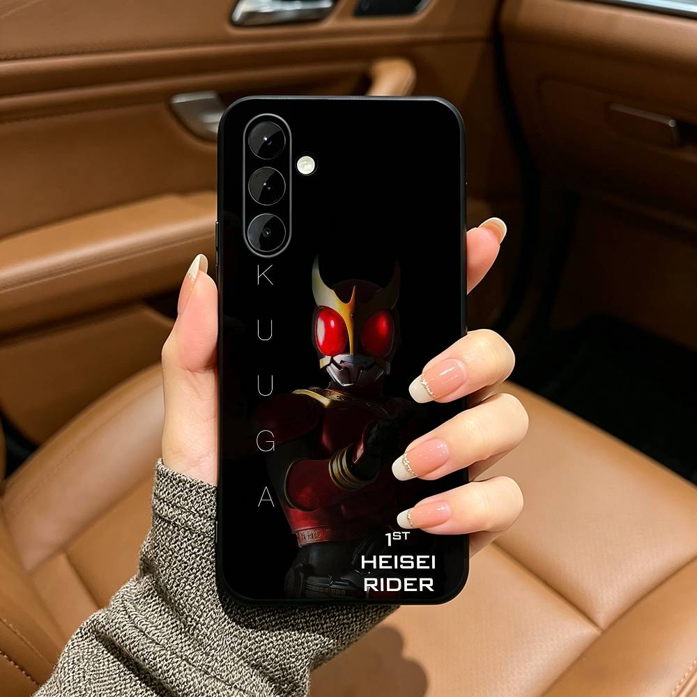 K-Kamen R-Rider ZeztzS Soft Silicone phone Case for Samsung Galaxy A73/A71/A72/A70/A53/A52/A51 - Black