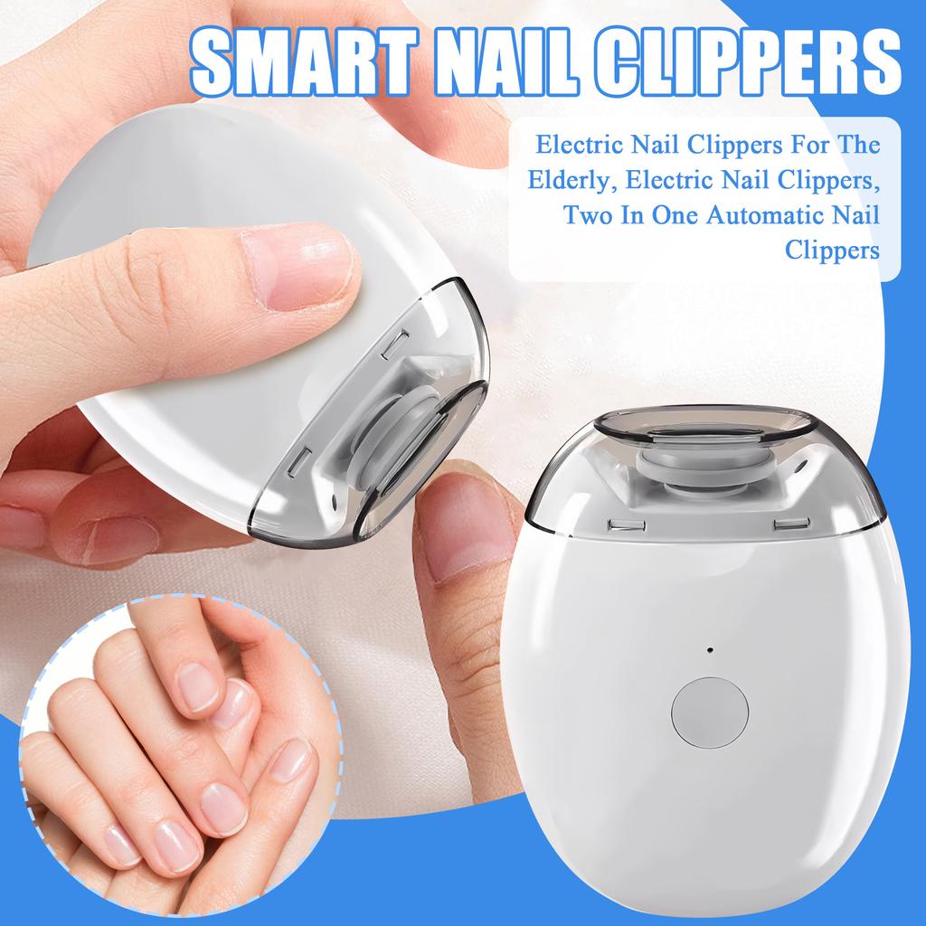 Умные кусачки для ногтей, Электрические кусачки для ногтей для пожилых людей, Электрические кусачки для ногтей, Полностью автоматические кусачки для ногтей