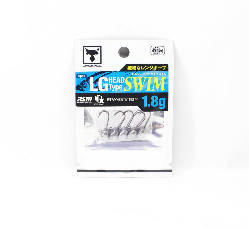 Jackall Джиг-головка LG Head Type Swim, 1,8 грамма, размер 9 5 шт./упак. (4128)