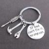 Can't Fix It No One Can Hammer Wrench Repair Tool Key Chain Key Ring