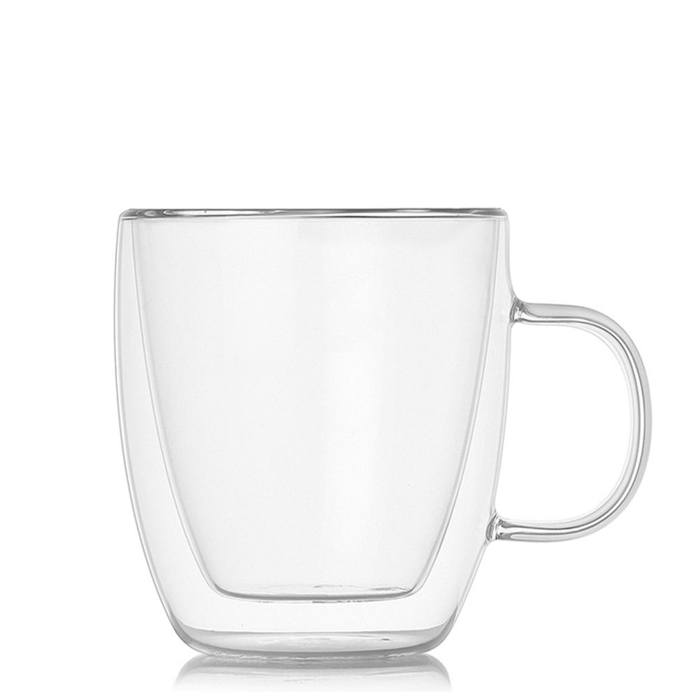 Cappuccino Latte for Juice Milk Glass Cup Coffee Mug Tea Cup Dinking Glasses Insulated Glass Cup
