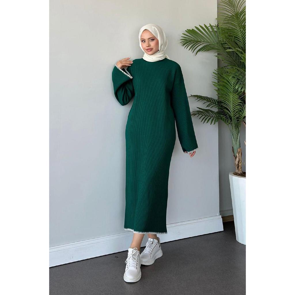 Zeynep Трикотажное Платье Черное