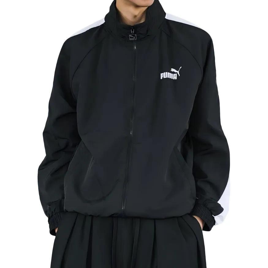Puma Куртки Мужские Черные Стойка Умеренные Другие (унисекс) Куртки 532559 01