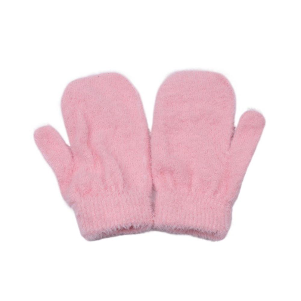 Дышащие шерстяные вязаные непродуваемые варежки модные пушистые перчатки мужские женские