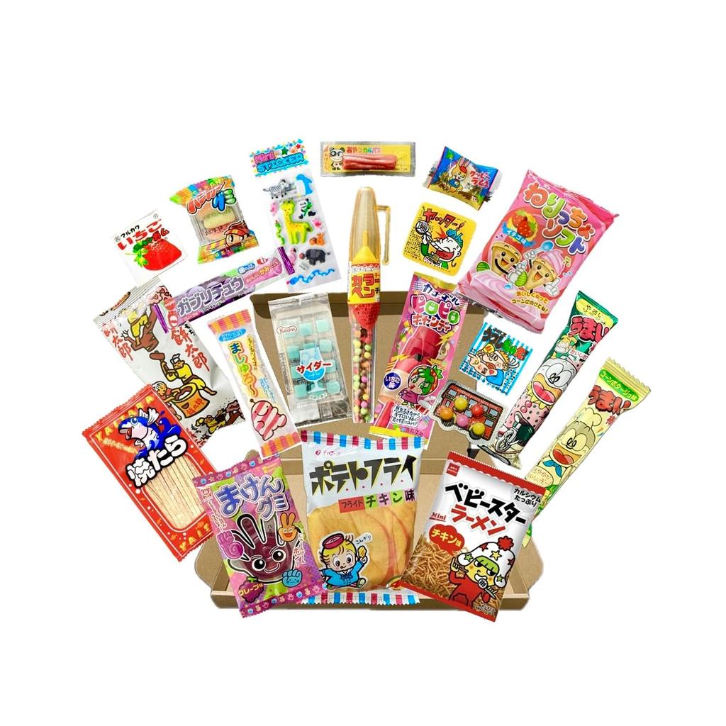 Playful Snack Gift Set Kids Assorted Sweets Bonus Stickers Suitable Boys Girls Petit Pack