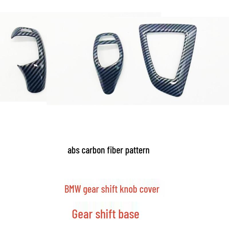 Ручка переключения передач из углеволокна и накладка на панель для BMW 1, 2, 3 серии F30 - Модификация интерьера
