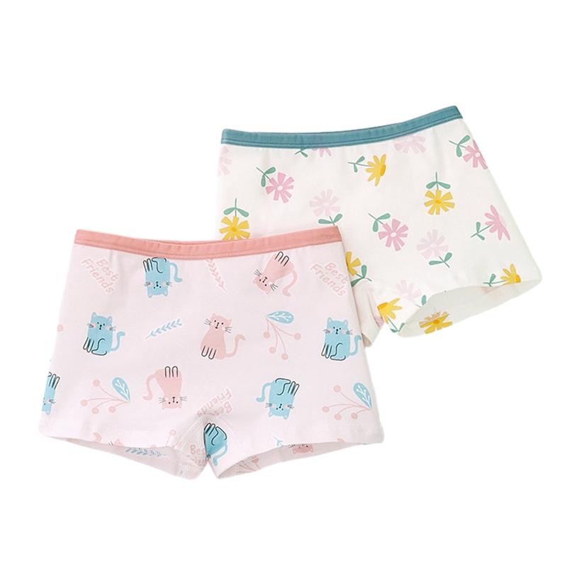 Girls' Underpants Cotton Panties Kids Cartoon Printed Underwear