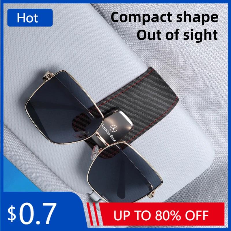 2025 Горячий Автомобильный Внутренний Солнцезащитный Козырек Клипса для Солнечных Очков Держатель для Очков Для Mercedes Benz AMG W203 W206 W220 W205 W211 W212 W201 W210