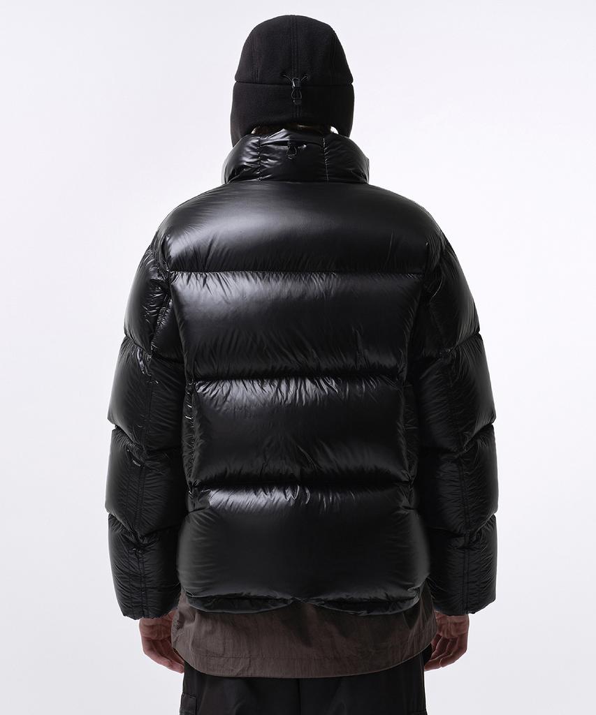 Musinsa Standard [City Leisure] Sheer Ripstop Double Pocket Down Short Padded Jacket [Black]