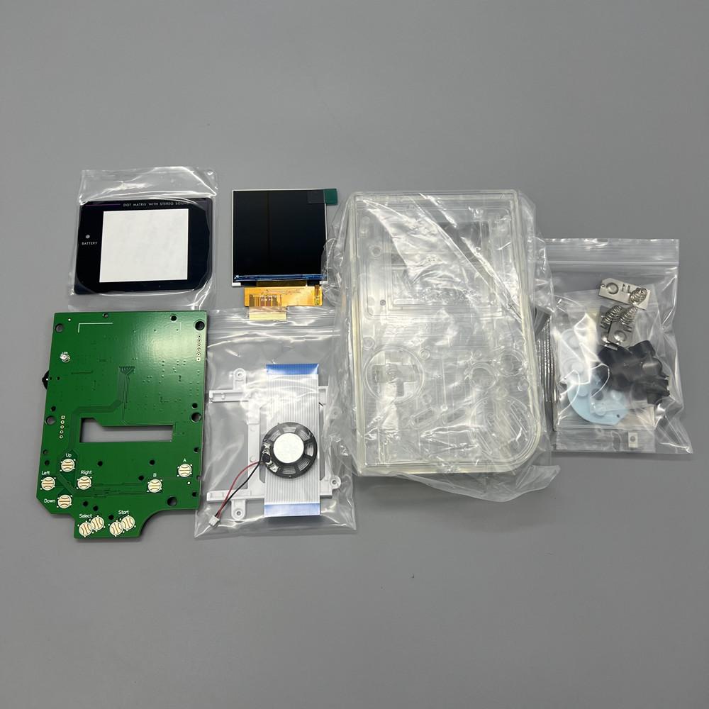 2,6-дюймовый ЖК-экран DMG GB с высокой яркостью и новый корпус для Gameboy GB, GB IPS ЖК-экран. Простая установка, Plug and Play