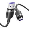 Кабель USB 2.0 A на USB-C 6A для Android, быстрая зарядка, 2 м