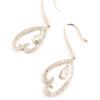 Les Trésors De Lily [L5033] - Silver Earrings 'Love' Silver White (rhodium-plated) - 40x12 Mm