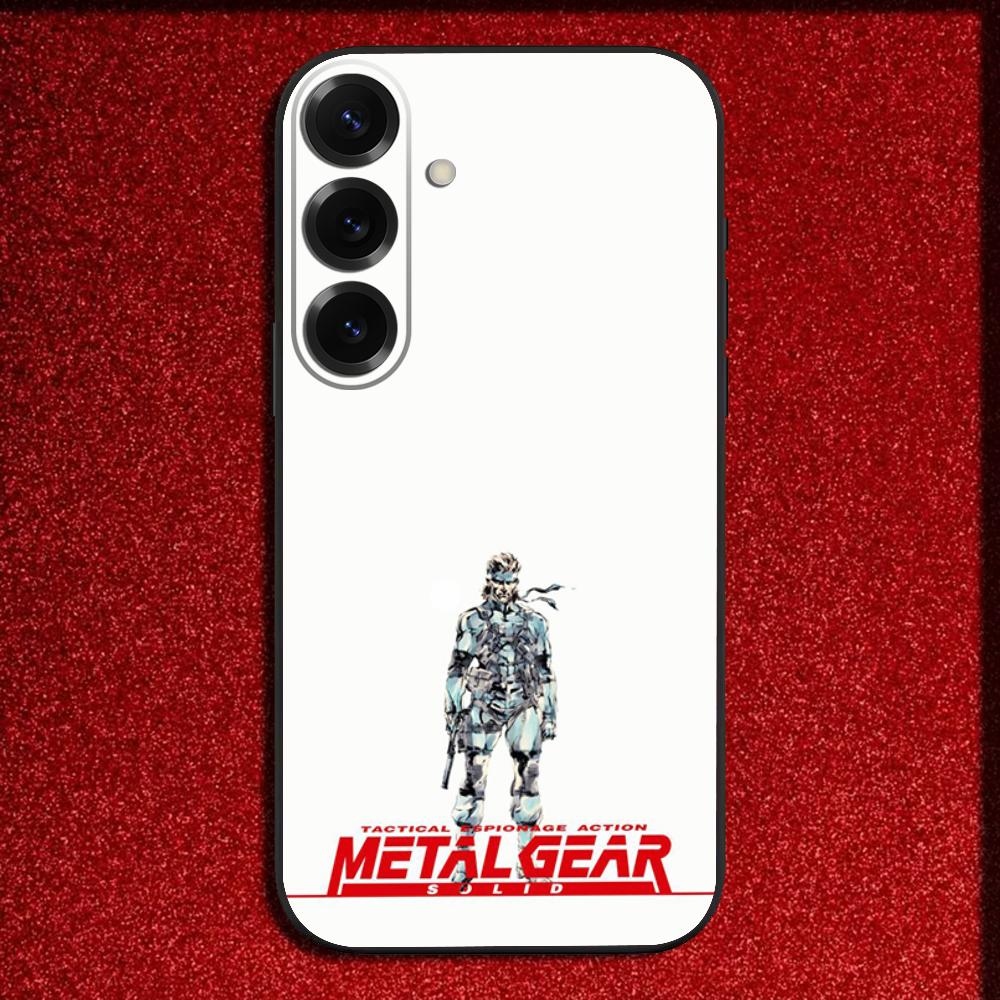 Чехол для телефона Metal Gear S-Solid для Samsung S25, S24, S21, S22, S23, S30, Ultra, S20, Plus, Fe, Lite, Note, 10, 9, 5G Черный