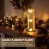 Creative 16CM Letters Lights Gold Atmosphere Lamp DIY Golden Numbers Led Lights Party Decoration