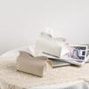 Tissue Box Scandinavian Home Living Room Decoration Tissue Box Leather Tissue Holder Tissue Extractor Toilet Paper Holder