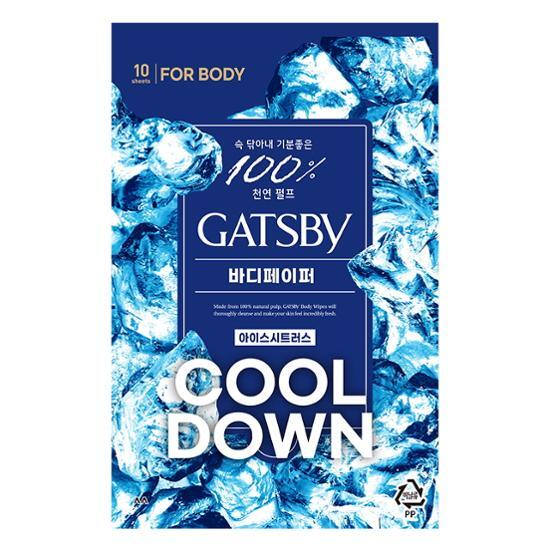 Gatsby Дезодорант для душа Ice Citrus 10 листов