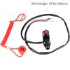 Tether For Circuit Breaker Of Atv Motorcycle Boat, Emergency Stop Engine Switch Button, Safety Tether Motorcycle Accessories