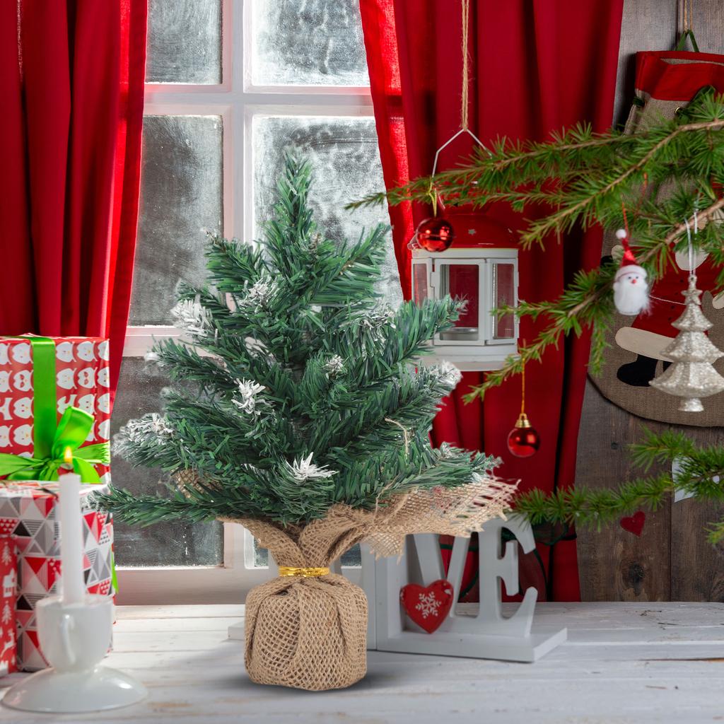 Украшение для рождественской елки Подарок Настольная елка Украшение для окна Рождественское украшение