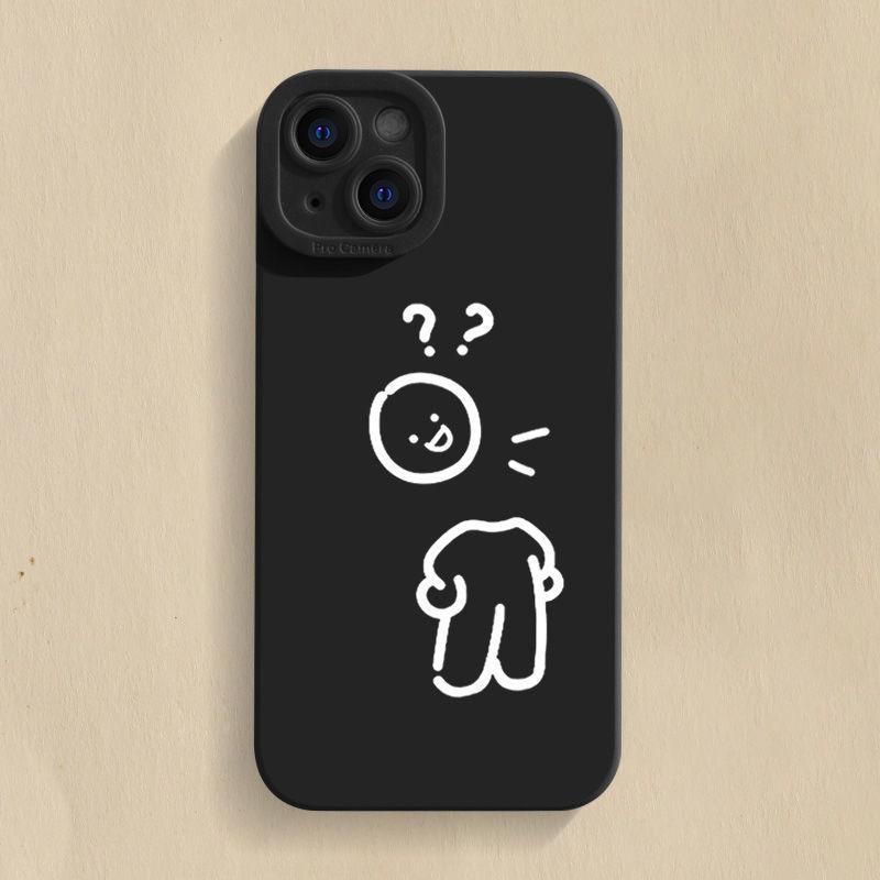 For iPhone 15 Pro Max Case Cartoon Matchman Silicone Phone Case For iPhone 16 15 14 13 12 11 XS XR X 7 8 16 Plus Soft TPU Cover