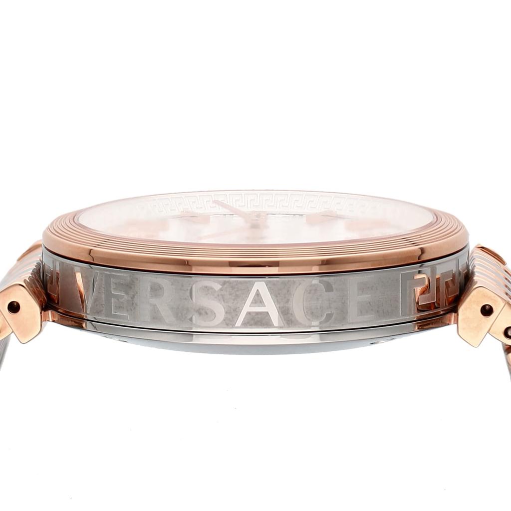 Часы Twist Серебряный циферблат Нержавеющая сталь Сапфировое стекло Кварцевые 36MM Швейцарские часы VELS01019 Золото [Versace] V-TWIST Мужские [Товар]