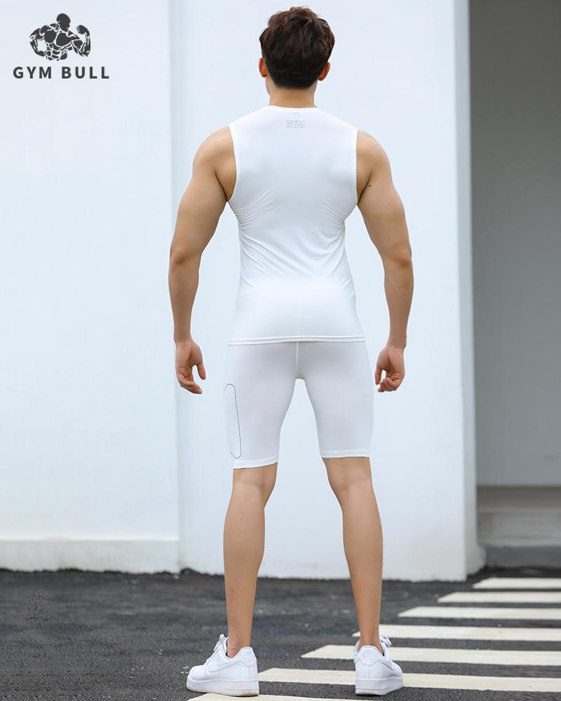 GYMBULL Модные мужские компрессионные шорты для бега серии Endorphin