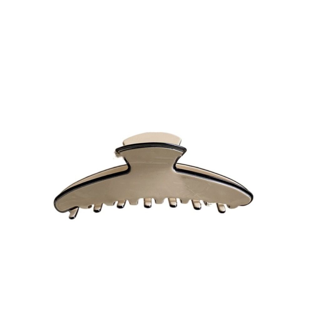 Simple Acrylic Elegant Hairpin Headwear Hair Clip Hair Claw Crab Clamps