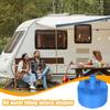 RV City Water Inlet RV Freshwater Fill Hose Adapter Connector Leakproof Trailer Filler Hatch For Motorhome Caravan Hydration