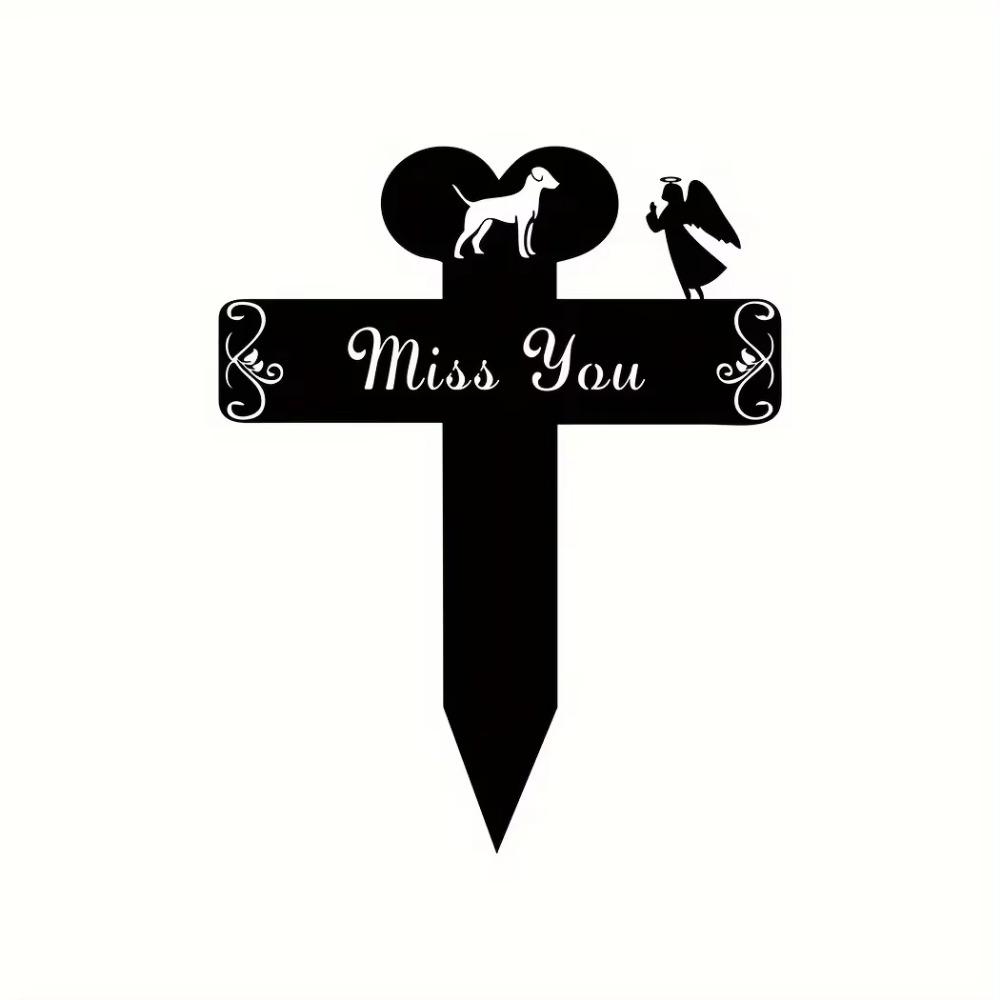 Металлический колышек для собак, садовый колышек, дань уважения, декор для домашних животных, идеальный подарок для сада или двора в память об утрате домашнего животного